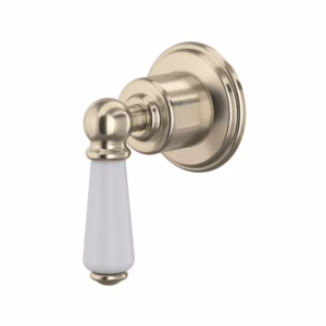 Perrin & Rowe | Satin Nickel Edwardian™ Trim For Volume Control And Diverter