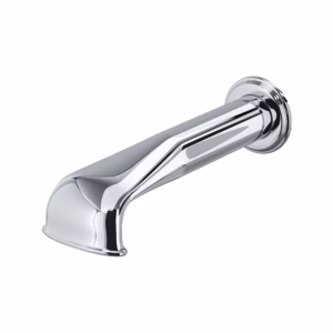 Perrin & Rowe | Polished Chrome Edwardian™ Wall Mount Tub Spout With U-Spout