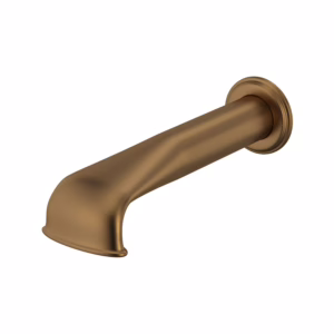 Perrin & Rowe | English Bronze Edwardian™ Wall Mount Tub Spout With U-Spout