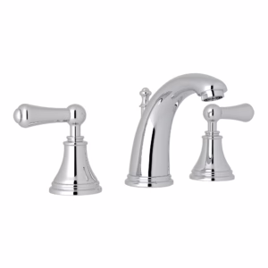 Perrin & Rowe | Polished Chrome Georgian Era™ Widespread Lavatory Faucet