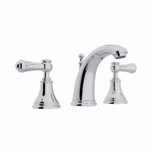 Perrin & Rowe | Polished Chrome Georgian Era™ Widespread Lavatory Faucet