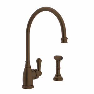 Perrin & Rowe | English Bronze Georgian Era™ Kitchen Faucet With Side Spray
