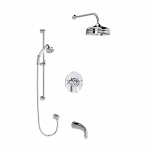 Perrin & Rowe | Polished Chrome Shower Kit 1345 Trim