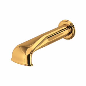 Perrin & Rowe | English Gold Edwardian™ Wall Mount Tub Spout With U-Spout