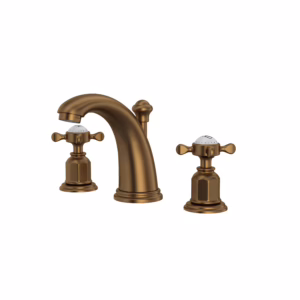 Perrin & Rowe | English Bronze Edwardian™ Widespread Lavatory Faucet
