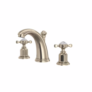 Perrin & Rowe | Satin Nickel Edwardian™ Widespread Lavatory Faucet