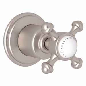 Perrin & Rowe | Satin Nickel Georgian Era™ Trim For Volume Control And Diverter