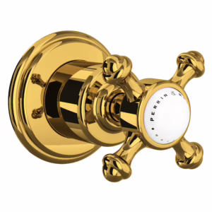 Perrin & Rowe | Unlacquered Brass Georgian Era™ Trim For Volume Control And Diverter