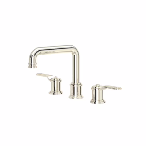 Perrin & Rowe | Polished Nickel Armstrong™ Widespread Lavatory Faucet With U-Spout