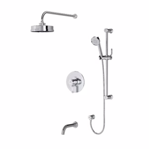 Perrin & Rowe | Polished Chrome Shower Kit 1345 Trim