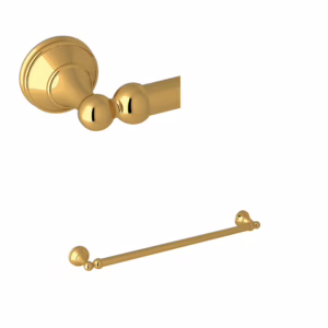Perrin & Rowe | Unlacquered Brass Georgian Era™ 20" Towel Bar