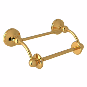 Perrin & Rowe | Unlacquered Brass Georgian Era™ Toilet Paper Holder