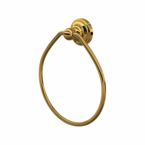 Perrin & Rowe | Unlacquered Brass Edwardian™ Towel Ring
