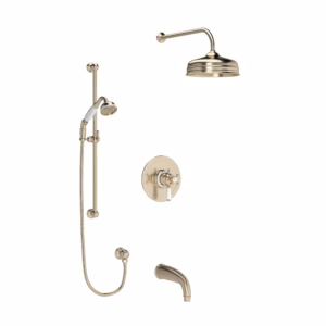 Perrin & Rowe | Satin Nickel Shower Kit 1345 Trim
