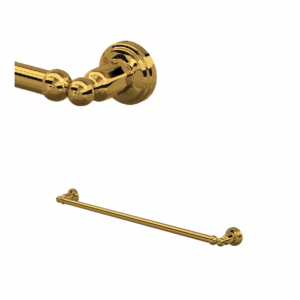 Perrin & Rowe | Unlacquered Brass Edwardian™ 26" Towel Bar