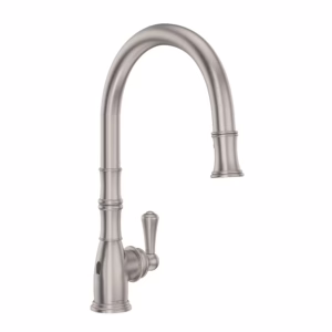 Perrin & Rowe | Satin Nickel Georgian Era™ Pull-Down Touchless Kitchen Faucet