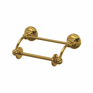 Perrin & Rowe | Unlacquered Brass Edwardian™ Toilet Paper Holder With Lift Arm