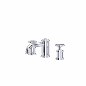 Perrin & Rowe | Polished Chrome Armstrong™ Widespread Lavatory Faucet With Low Spout