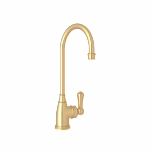 Perrin & Rowe | Satin English Gold Georgian Era™ Bar/Food Prep Kitchen Faucet