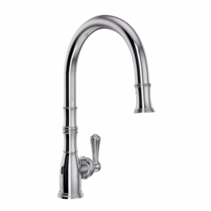 Perrin & Rowe | Polished Chrome Georgian Era™ Pull-Down Touchless Kitchen Faucet