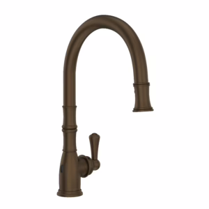 Perrin & Rowe | English Bronze Georgian Era™ Pull-Down Touchless Kitchen Faucet