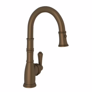 Perrin & Rowe | English Bronze Georgian Era™ Pull-Down Bar/Food Prep Kitchen Faucet