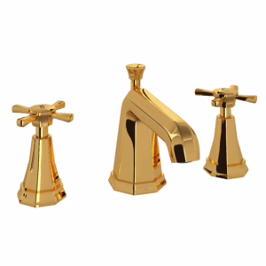 Perrin & Rowe | English Gold Deco™ Widespread Lavatory Faucet