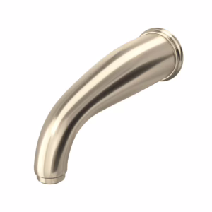 Perrin & Rowe | Satin Nickel Edwardian™ Wall Mount Tub Spout With C-Spout
