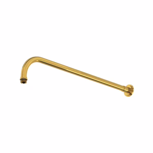 Perrin & Rowe | Unlacquered Brass 20" Wall Mount Shower Arm