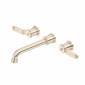 Perrin & Rowe | Satin Nickel Armstrong™ Wall Mount Lavatory Faucet Trim