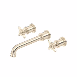 Perrin & Rowe | Satin Nickel Armstrong™ Wall Mount Lavatory Faucet Trim