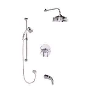 Perrin & Rowe | Polished Chrome Shower Kit 1345 Trim