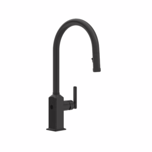ROHL | Matte Black Apothecary™ Pull-Down Touchless Kitchen Faucet