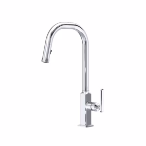 ROHL | Polished Chrome Apothecary™ Pull-Down Kitchen Faucet With U-Spout