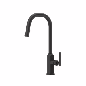 ROHL | Matte Black Apothecary™ Pull-Down Kitchen Faucet With U-Spout
