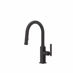 ROHL | Matte Black Apothecary™ Pull-Down Bar/Food Prep Kitchen Faucet
