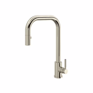 Perrin & Rowe | Polished Nickel Holborn™ Pull-Down Kitchen Faucet With U-Spout