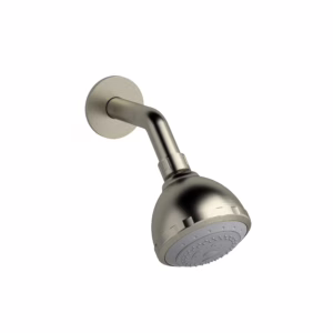 RIOBEL | Brushed Nickel 4" 3-Function Showerhead With Arm