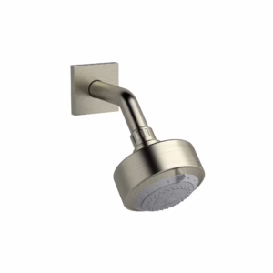 RIOBEL | Brushed Nickel 4" 3-Function Showerhead With Arm