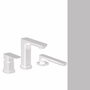 RIOBEL | Black Equinox™ 3-Hole Deck Mount Tub Filler Trim