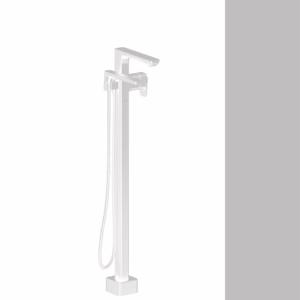 RIOBEL | Black Equinox™ Thermostatic Single  Hole Floor Mount Tub Filler Trim