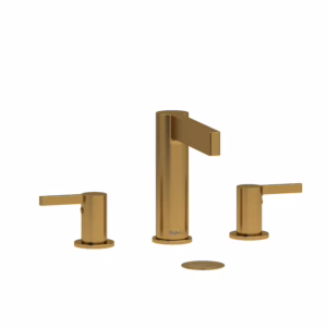 RIOBEL | Brushed Gold Paradox™ Widespread Lavatory Faucet