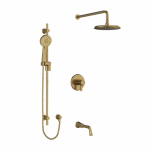 RIOBEL | Brushed Gold Shower Kit 1345
