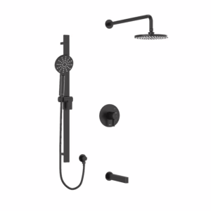 RIOBEL | Black Shower Kit 1345 Trim