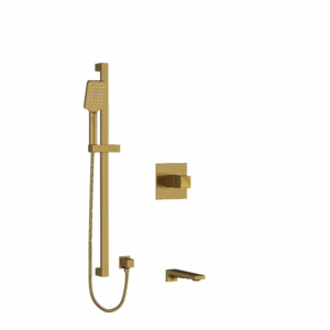 RIOBEL | Brushed Gold Shower Kit 1244 Trim