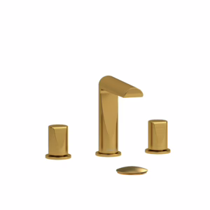 RIOBEL | Brushed Gold Parabola™ Widespread Lavatory Faucet