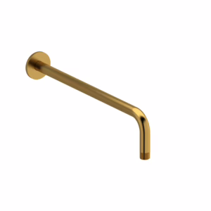 RIOBEL | Brushed Gold 16" Wall Mount Shower Arm