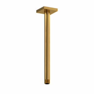 RIOBEL | Brushed Gold 12" Ceiling Mount Shower Arm