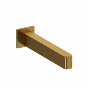 RIOBEL | Brushed Gold Paradox™ Wall Mount Tub Spout