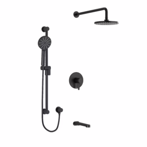 RIOBEL | Black Shower Kit 1345 Trim